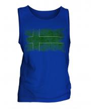 Ladonia Distressed Flag Mens Vest