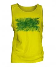 Libya Distressed Flag Mens Vest