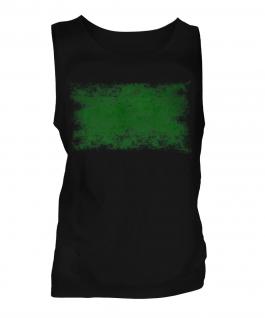Libya Distressed Flag Mens Vest