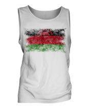 Malawi Distressed Flag Mens Vest