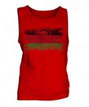 Malawi Distressed Flag Mens Vest