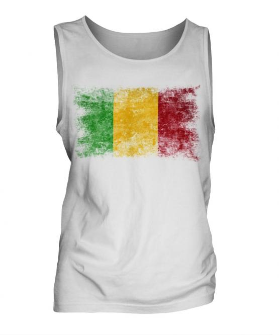 Mali Distressed Flag Mens Vest