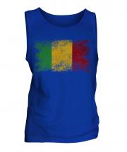 Mali Distressed Flag Mens Vest