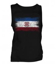 Mari El Distressed Flag Mens Vest