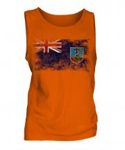 Montserrat Distressed Flag Mens Vest