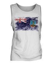 Montserrat Distressed Flag Mens Vest