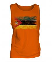 Mozambique Distressed Flag Mens Vest