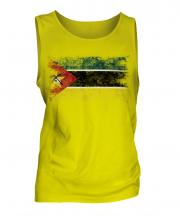 Mozambique Distressed Flag Mens Vest