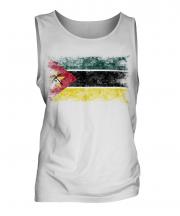 Mozambique Distressed Flag Mens Vest