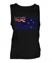 New Zealand Distressed Flag Mens Vest