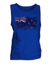 New Zealand Distressed Flag Mens Vest