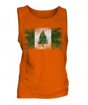 Norfolk Island Distressed Flag Mens Vest