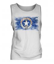 Northern Mariana Islands Distressed Flag Mens Vest