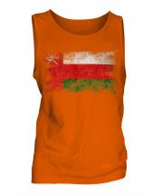 Oman Distressed Flag Mens Vest
