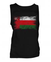 Oman Distressed Flag Mens Vest