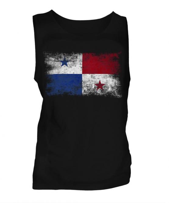 Panama Distressed Flag Mens Vest