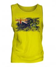 Pitcairn Islands Distressed Flag Mens Vest