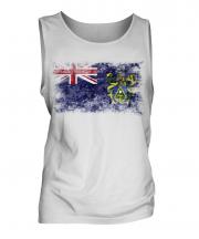 Pitcairn Islands Distressed Flag Mens Vest