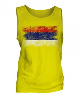 Republika Srpska Distressed Flag Mens Vest