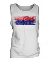 Republika Srpska Distressed Flag Mens Vest