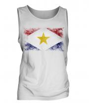 Saba Distressed Flag Mens Vest