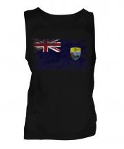 Saint Helena Distressed Flag Mens Vest