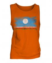 Sakha Republic Distressed Flag Mens Vest
