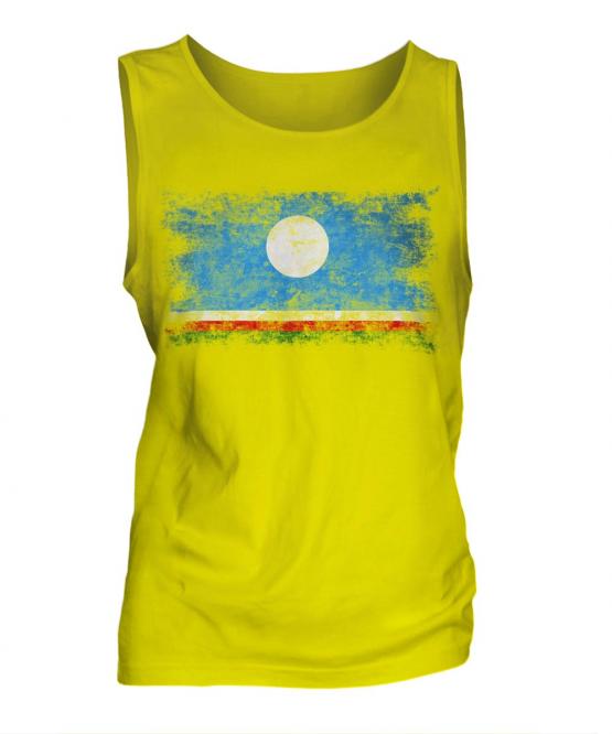Sakha Republic Distressed Flag Mens Vest