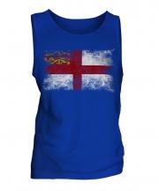 Sark Distressed Flag Mens Vest