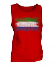 Sierra Leone Distressed Flag Mens Vest