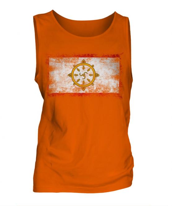 Sikkim Distressed Flag Mens Vest