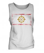 Sikkim Distressed Flag Mens Vest
