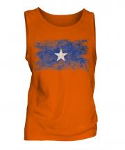 Somalia Distressed Flag Mens Vest