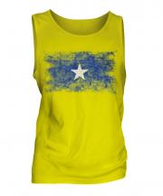 Somalia Distressed Flag Mens Vest
