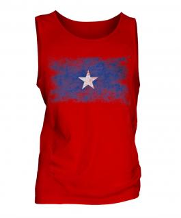 Somalia Distressed Flag Mens Vest