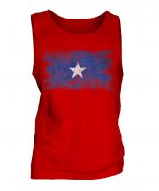 Somalia Distressed Flag Mens Vest