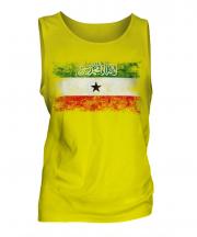 Somaliland Distressed Flag Mens Vest