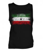 Somaliland Distressed Flag Mens Vest