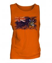 South Georgia Distressed Flag Mens Vest