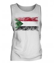 Sudan Distressed Flag Mens Vest