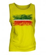 Tatarstan Distressed Flag Mens Vest