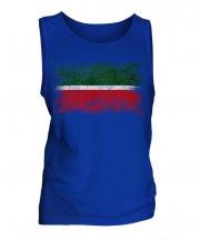 Tatarstan Distressed Flag Mens Vest