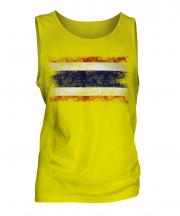 Thailand Distressed Flag Mens Vest