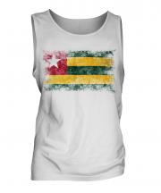Togo Distressed Flag Mens Vest