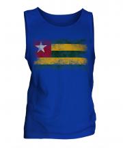 Togo Distressed Flag Mens Vest