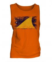 Tokelau Distressed Flag Mens Vest