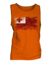 Tonga Distressed Flag Mens Vest