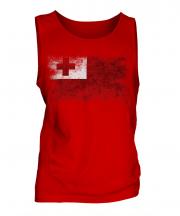 Tonga Distressed Flag Mens Vest