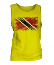 Trinidad And Tobago Distressed Flag Mens Vest