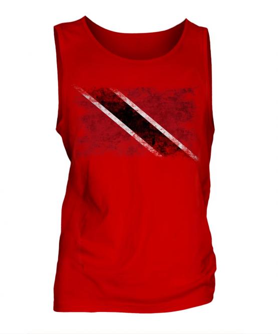 Trinidad And Tobago Distressed Flag Mens Vest